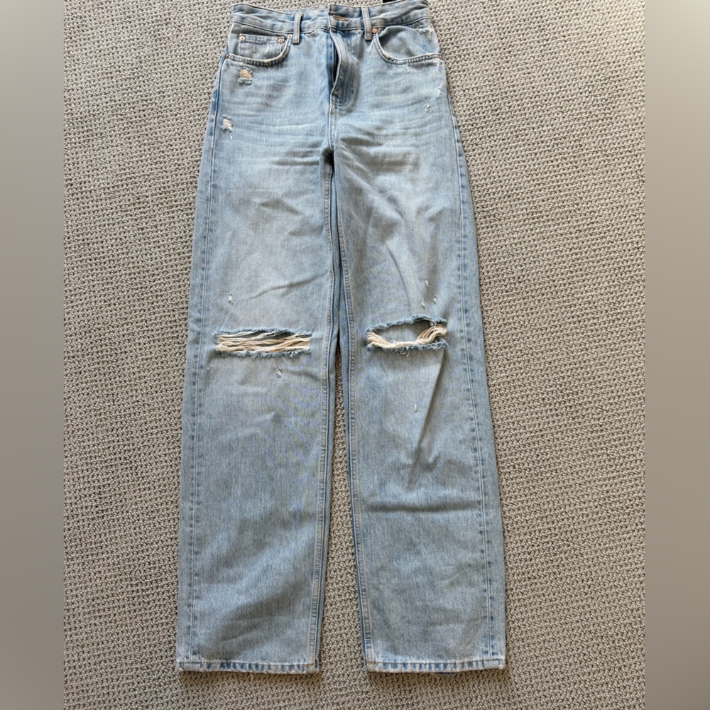 Zara Light Blue Denim Jeans